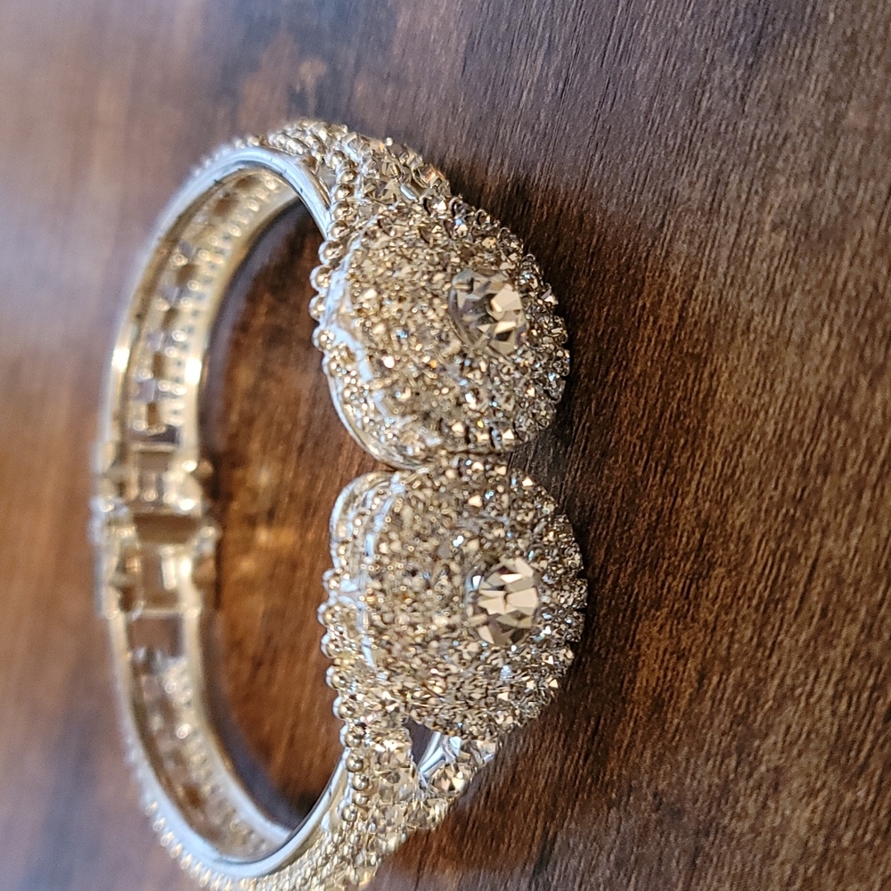 Faux Rhinestone Women's Cuff Bracelet